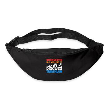Triathlon Triathletes Triathlete Athlete Gift - Bum bag - black - Front