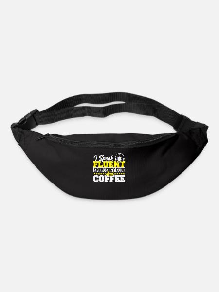 Feuerwehrabfertigung Abfertigung Thin Yellow Line - Gürteltasche - Schwarz