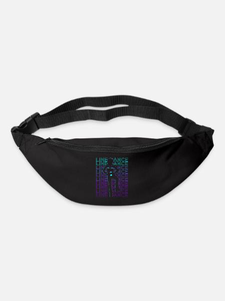 Danse en ligne Danse en ligne Danseuse en ligne Rétro - Sac banane - noir