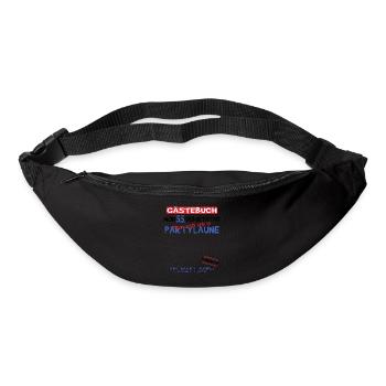 55th Birthday Man and Woman Guestbook - Bum bag - black - Front