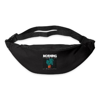 Monster Lover Morning Is Not My Time Plant Lover - Gürteltasche - Schwarz - Vorne