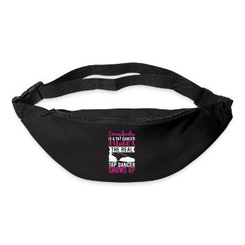 Stepptanz Stepptänzer - Gürteltasche - Schwarz - Vorne