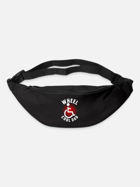 Personnes en fauteuil roulant Fauteuil roulant - Sac banane - noir