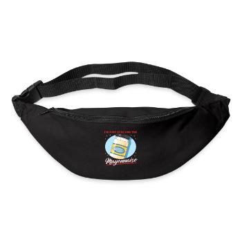Mayonnaise Lover Mayo Gift - Bum bag - black - Front