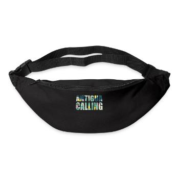 Antigua Souvenir Urlaub Antigua Calling - Gürteltasche - Schwarz - Vorne