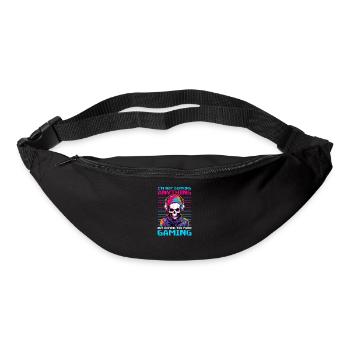 Im A Video Gamer Not Denying Anything - Bum bag - black - Front