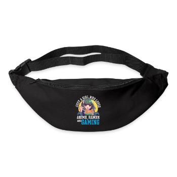 Anime Ramen and Gaming Gamer Anime - Bum bag - black - Front