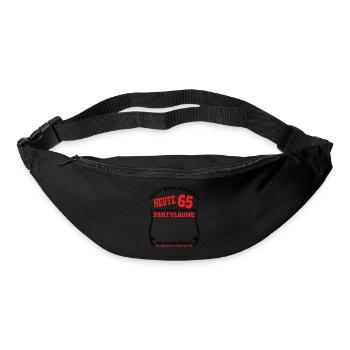 65th Birthday Man and Woman Guestbook - Bum bag - black - Front