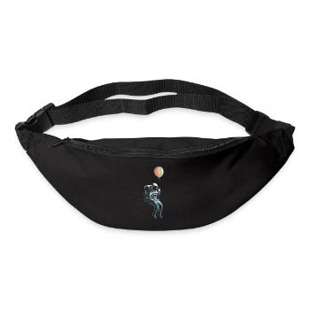 Ballon astronaute astronaute astronaute - Sac banane - noir - Devant