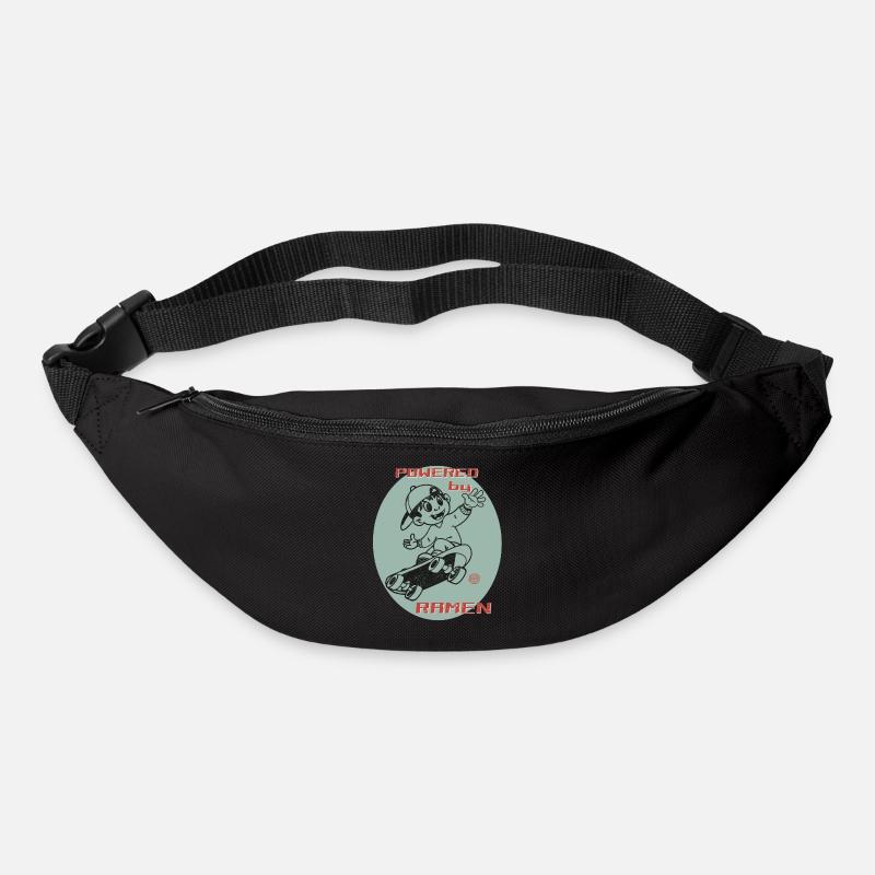 Powered By Ramen - Gürteltasche - Schwarz