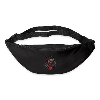 Skeleton Heart Hands Spider Web - Bum bag - black - Front