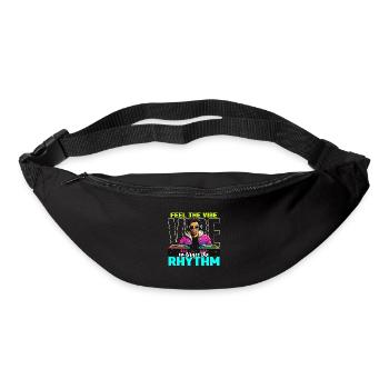 Disc Jockey Feel The Vibe Turntable Disc Jockeys - Bum bag - black - Front