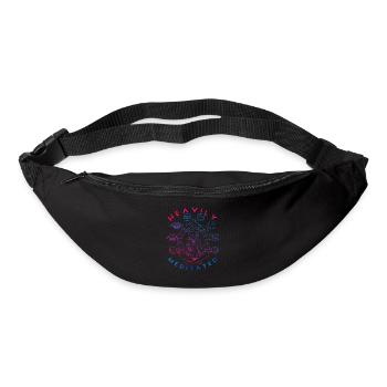 Hippie Mushrooms Shrooms Psychedelic Mushroomhead - Gürteltasche - Schwarz - Vorne