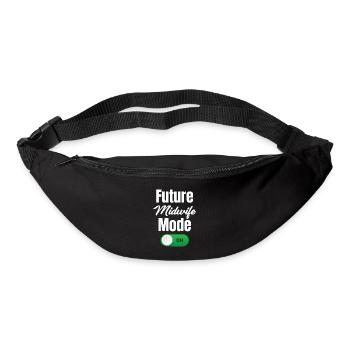 Future midwifery mode for obstetricians - Bum bag - black - Front