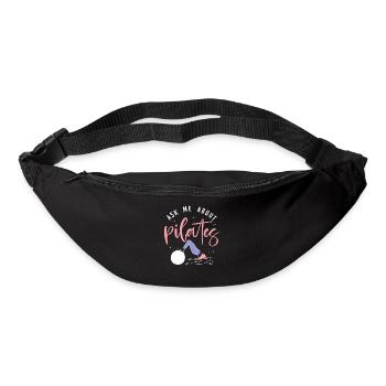 Instructeur de Pilates Enseignant Demandez-moi - Sac banane - noir - Devant