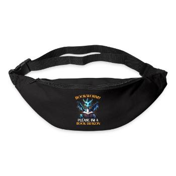Dragons Und Bücher Nerd Dragon Liebhaber - Gürteltasche - Schwarz - Vorne