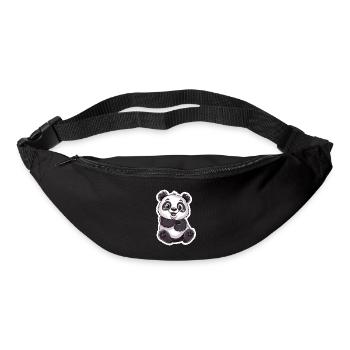 Exuberant Panda Buddy Sticker - Bum bag - black - Front