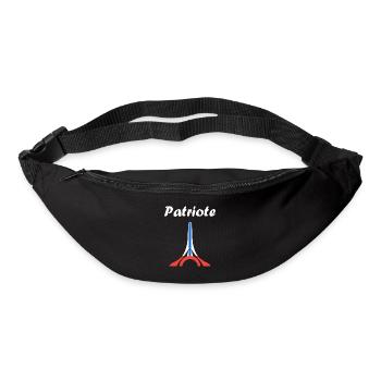 Patriotic France Emblem - Bum bag - black - Front