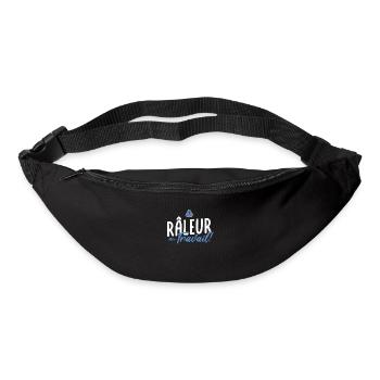 RALEUR au travail ! Pour ceux qui ralent au boulot - Sac banane - noir - Devant