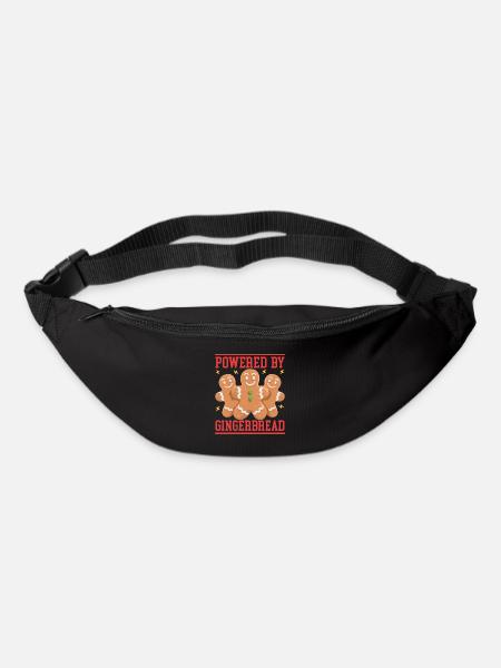 Lebkuchenmann Lebkuchen Lebkuchenmänner Geschenk - Gürteltasche - Schwarz