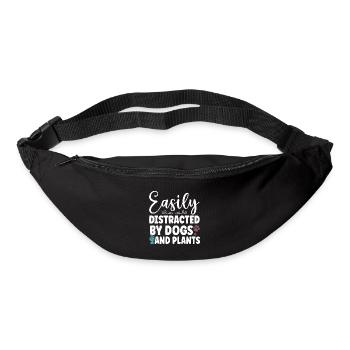 Plants, Dog Lover, Garden Gardener, Gardener - Bum bag - black - Front
