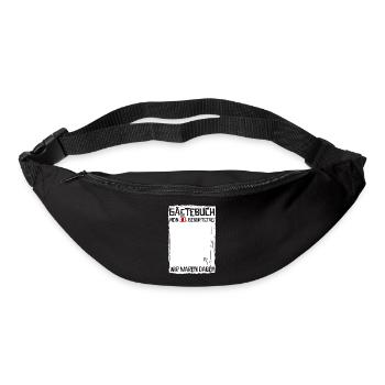 30 ans | 30e anniversaire | Livre d’or drôle - Sac banane - noir - Devant