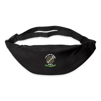 Mécanicien automobile, je corrige des erreurs à 500 $ avec une clé à 50 $ - Sac banane - noir - Devant