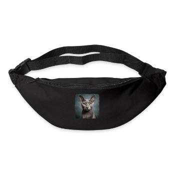 Korat Chaton Korat Chat - Sac banane - noir - Devant