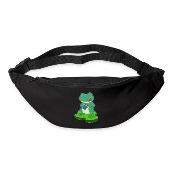 Frosch Schokoriegel - Gürteltasche - Schwarz - Vorne