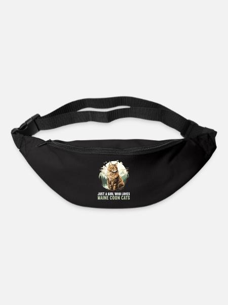 Maine Coon Chaton Maine Coon Chat - Sac banane - noir