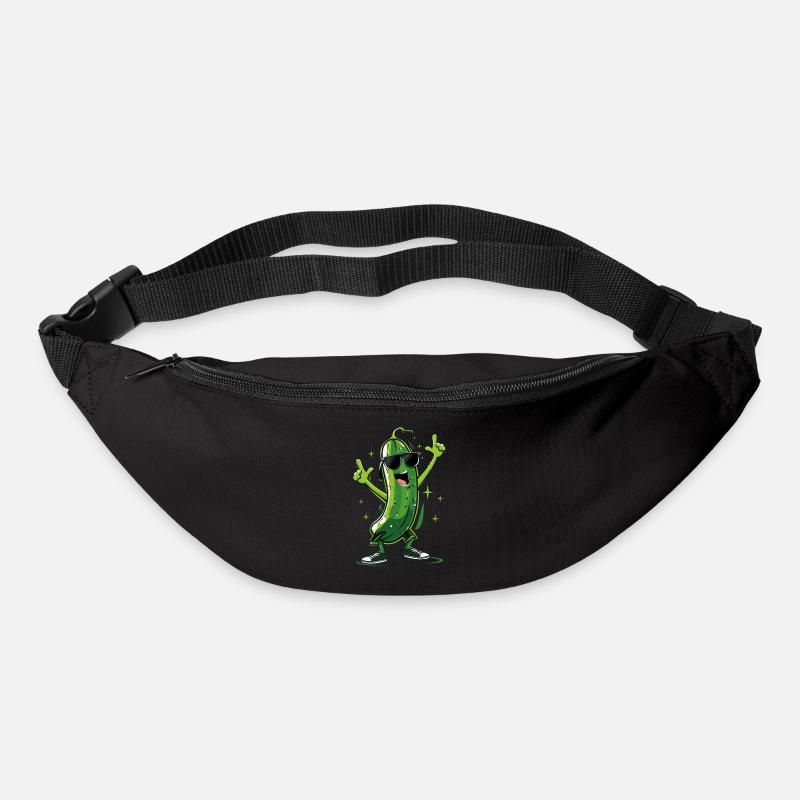 Gurke - Gürteltasche - Schwarz