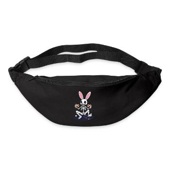 Osterhase Gamer Ikonisches Ostern Gaming - Gürteltasche - Schwarz - Vorne