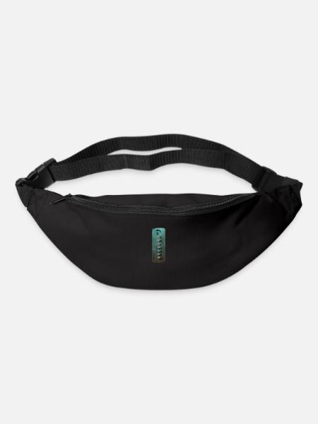 Entschlossenheit des Kriegers: Eroberung und spartanischer Helm - Gürteltasche - Schwarz