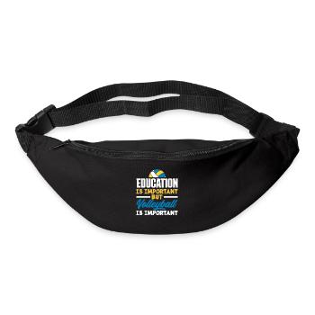 Lustiges Volleyball Geschenk - Gürteltasche - Schwarz - Vorne