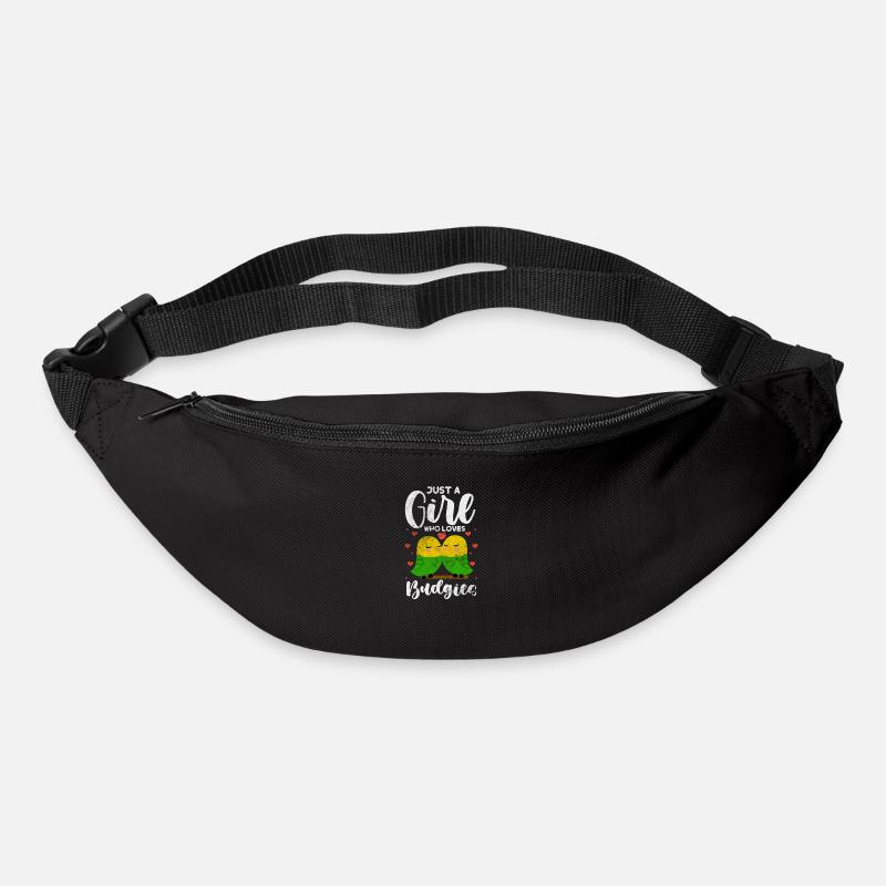 Wellensittich - Gürteltasche - Schwarz
