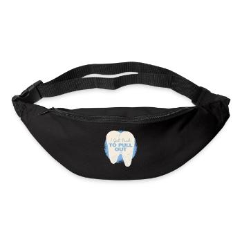Tooth Fairy Humorous Spell Art - Bum bag - black - Front