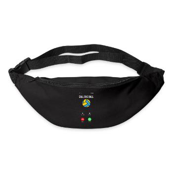 Lustiges Volleyball Geschenk - Gürteltasche - Schwarz - Vorne