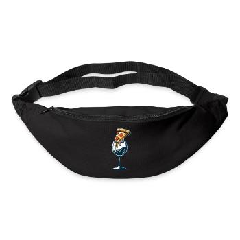 Pizza Recovery Freedom Inspirational - Bum bag - black - Front