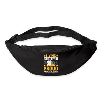 Funny archaeology design for future - Bum bag - black - Front