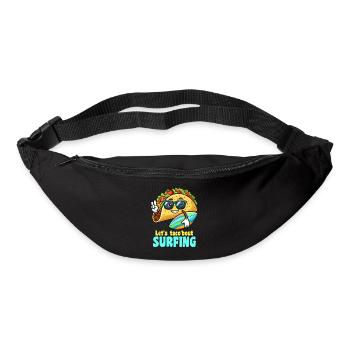 Lets Taco Bout Surfing Witzig - Gürteltasche - Schwarz - Vorne