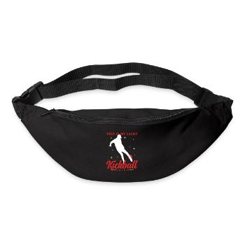 Kickball Kickball Joueur Kickballer Cadeau - Sac banane - noir - Devant