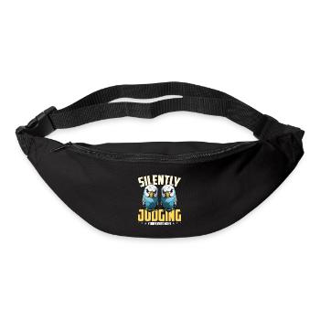 Perruche Jugez silencieusement votre chaque propriétaire de perruche - Sac banane - noir - Devant