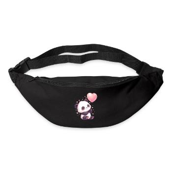 Panda Bear Balloon Japanese Giant Panda - Bum bag - black - Front