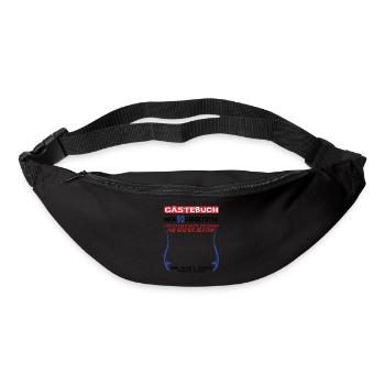 Livre d’or homme et femme 90e anniversaire - Sac banane - noir - Devant