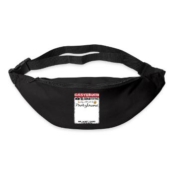 18th Birthday Girl & Boy Guestbook - Bum bag - black - Front
