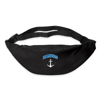 Hamburg Hanseatic City North German Low German - Bum bag - black - Front