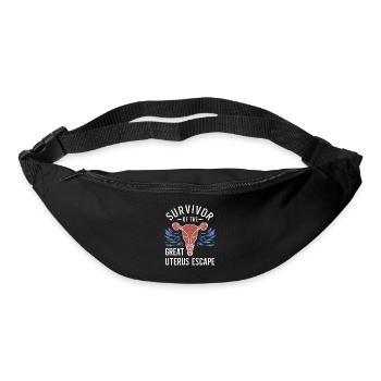 Hysterectomy surgery to restore the - Bum bag - black - Front