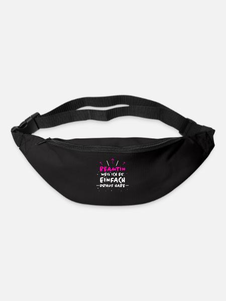 Beamtin Spruch Verbeamtung Büro Beamtin Geschenk - Gürteltasche - Schwarz