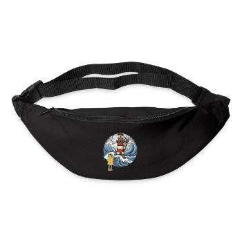 Lighthouse Sea Girl Maritime Coast - Bum bag - black - Front