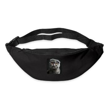 Scottish Fold Kätzchen Scottish Fold Katze - Gürteltasche - Schwarz - Vorne